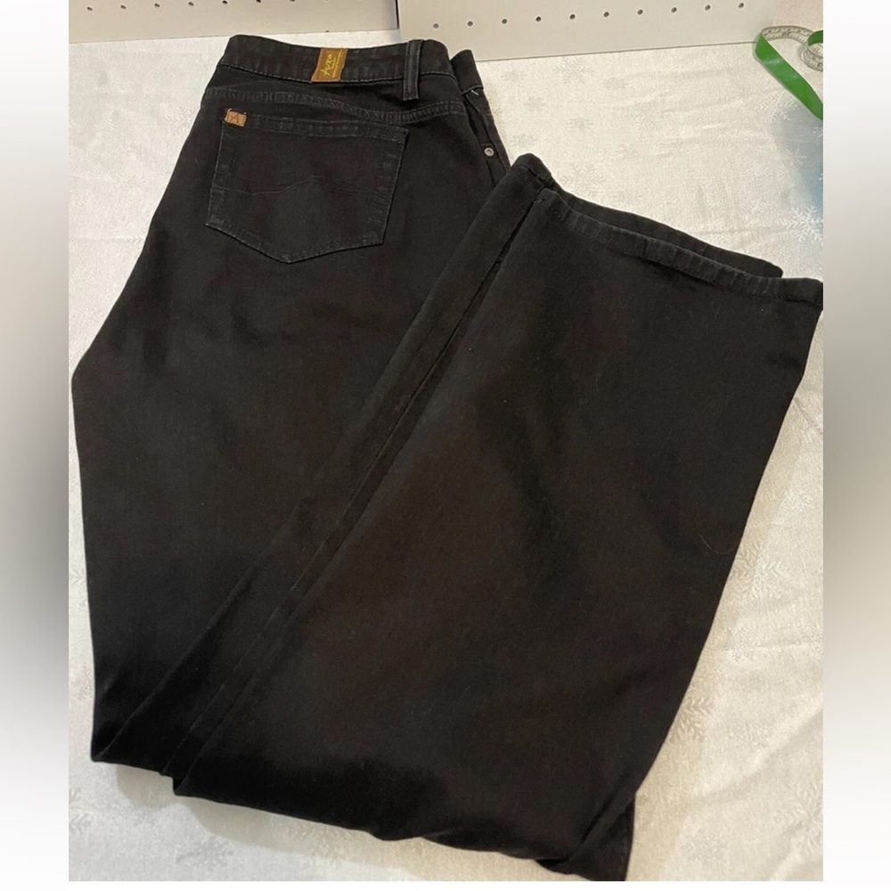 Aura By Wrangle Black Bootcut Denim Jean